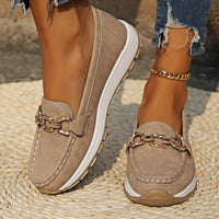 Ella - Orthopedic Flat Buckle Loafers
