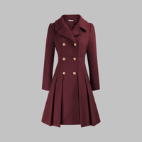 Dami | Classy Double Button Long Sleeve Coat