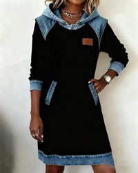 Lara – Denim Dress with Hood