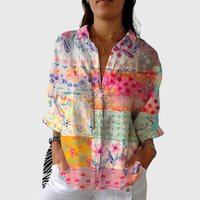 Thea | Vibrant Print Blouse for Women