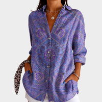 Rosalind | Colorful Print Blouse for Everyday