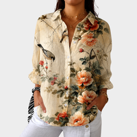 Harriet | Colorful Print Blouse for Women