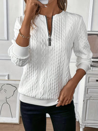 Sylvie | Zip-Up Hooded Sweater