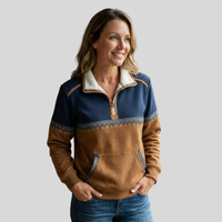 Josselyn | Button-Down Collared Sweatshirt