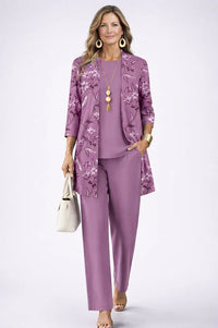 Joan™ | Three Piece Co-Ord Set - Purple