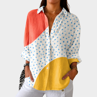 Wilhelmina | Colorful Print Blouse for Women
