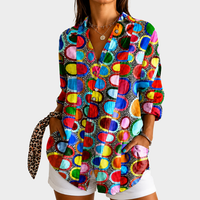 Evangeline | Confetti Print Blouse for Women