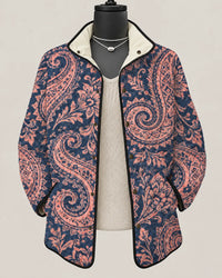Genevieve | Paisley Warmth in Navy