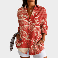 Anneliese | Sunset Blossom Coastal Blouse