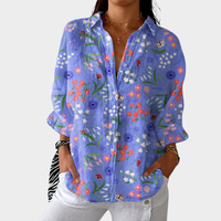 Genevieve | Statement Print Blouse