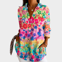 Francesca | Blooming Meadow Print Blouse