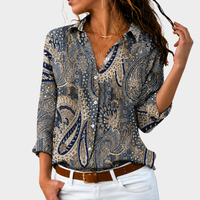 Theodora | Timeless Paisley Print Blouse