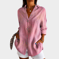 Beatrix | Blush Print Everyday Blouse