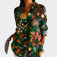 Clementine | Midnight Garden Print Blouse