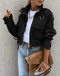 Liora | Cropped Utility Jacket