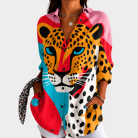 Isadora | Bold Leopard Print Blouse