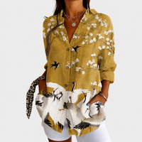Odile | Colorful Print Blouse for Women
