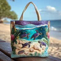 Quilted Tote Bag - Spirit of the Lagoon