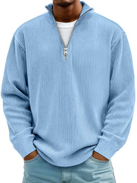 Sawyer | Men's Ribbed Quarter-Zip Sweater