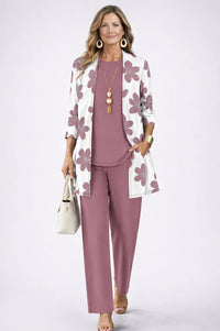 Joan™ | Three Piece Co-Ord Set - Dusky Pink