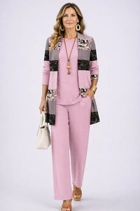 Joan™ | Three Piece Co-Ord Set - Pink