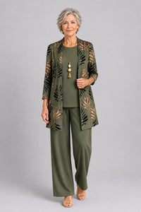 Joan™ | Three Piece Co-Ord Set - Green