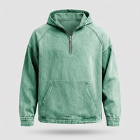 Weston | Relaxed Half-Zip Denim Jacket
