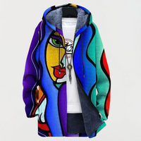 Seraphina | Colorful Abstract Art Cardigan