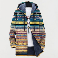 Ondine | Wavy Tribal Pattern Cardigan