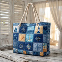Beach Bag - Nautical Blue