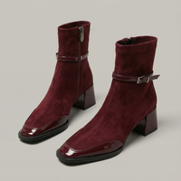 Romany | Elegant Ankle Boots with Block Heel