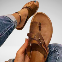 Sandals Stylish Comfort Women Leather Padded, Adjustable, Lightweight