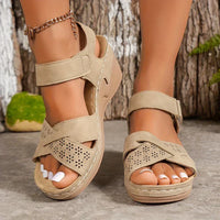 Women’s Adjustable Sandals with Velcro Straps