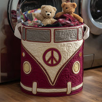 Juanita Hippie Van Quilted Laundry Basket