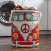 Arlene Hippie Van Quilted Laundry Basket