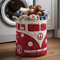 Henrietta Hippie Van Quilted Laundry Basket