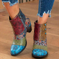 The Elara Patchwork Boot