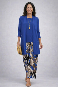 Joan™ | Three Piece Co-Ord Set - Blue