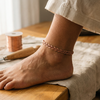 Pure Copper Magnetic Anklet