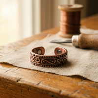 Copper Fern Ring