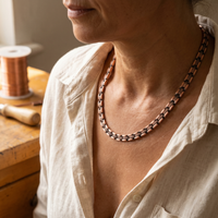 Pure Copper Spiral Necklace