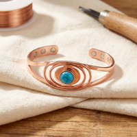 Pure Copper Turquoise Stone Bracelet