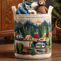 Josephine Nature Escape Quilted Laundry Basket