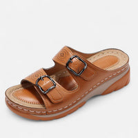 Women’s Cushioned Leather Sandals