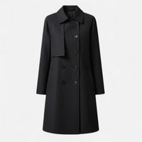 Mia | Women's Mid-Length Wool-Blend Double-Breasted Trench Coat